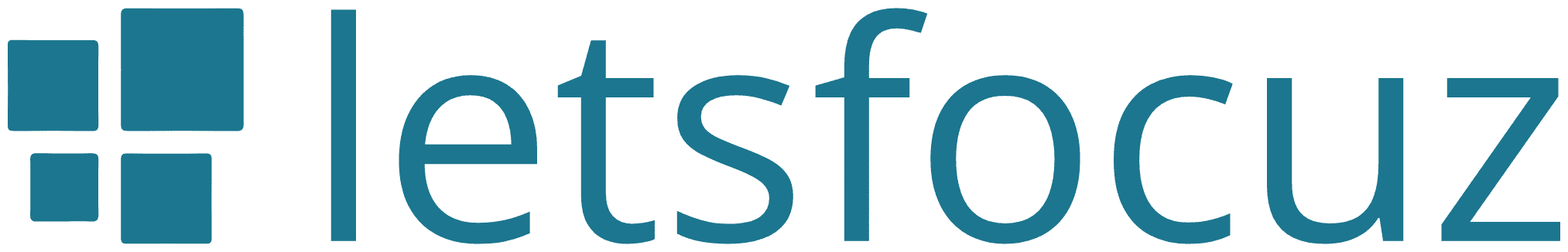 letsfocuz white logo